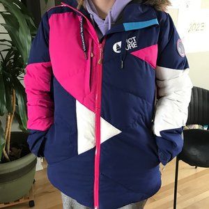 Picture winter coat (recycled product)